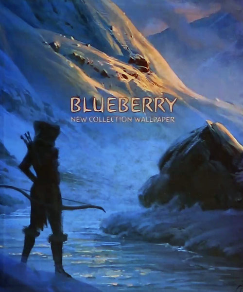 آلبوم کاغذ دیواری بلوبری Blueberry